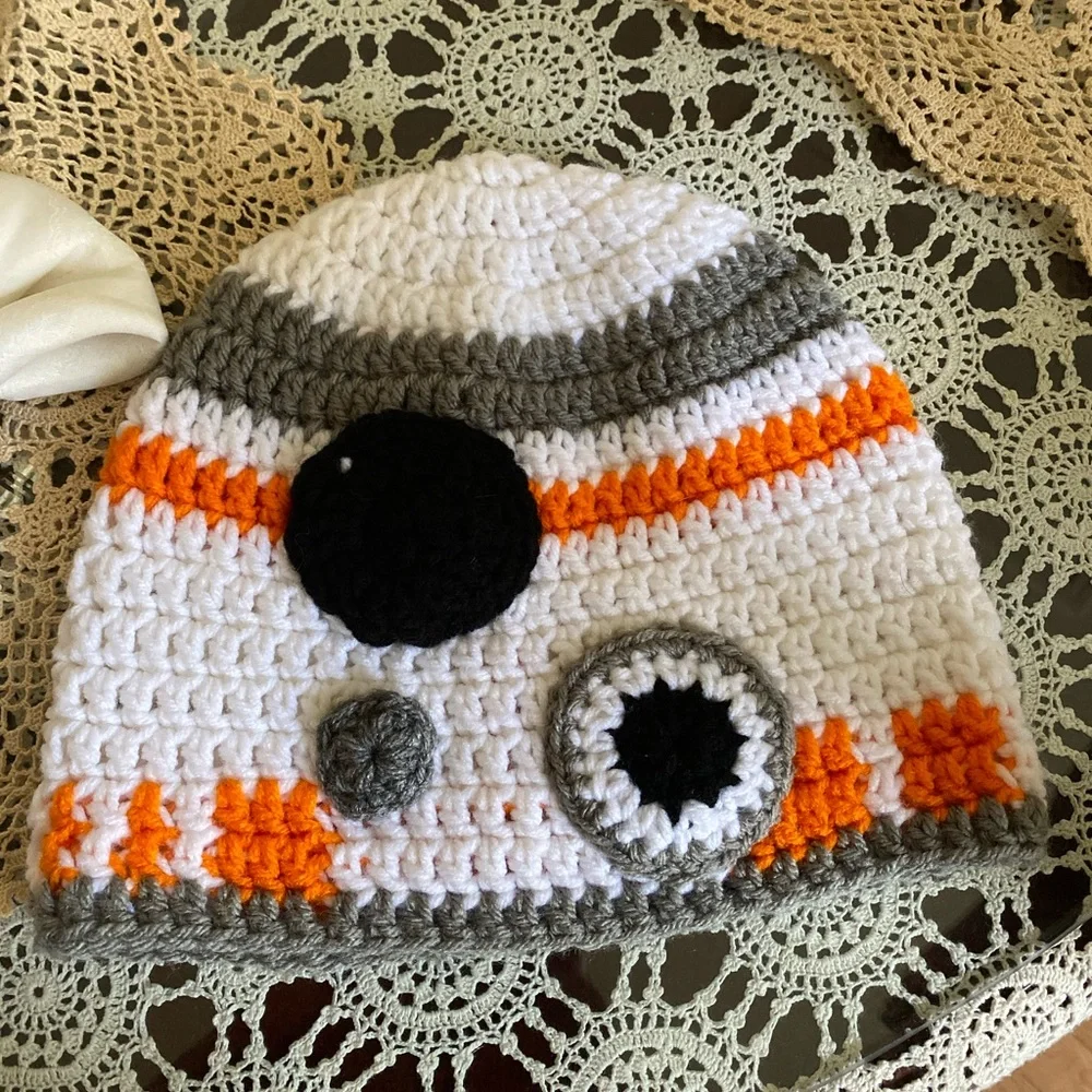 Star Wars BB8 Hand crocheted Hat NEW - Picture 1 of 15